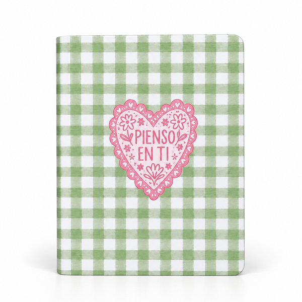 Cuaderno Pequeño – Diseños Florales y Cerezas - Verdes