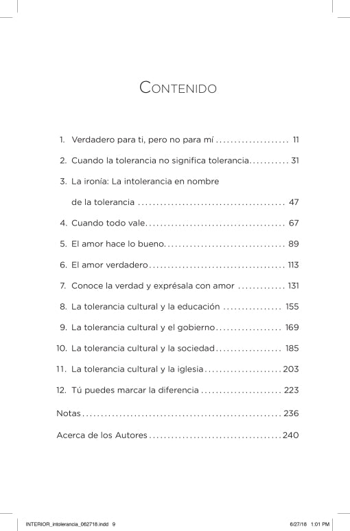 ¿Tolerancia o Intolerancia? -  Josh & Sean McDowell