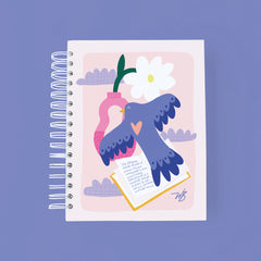 Cuaderno 5 materias Spirit Lead me White Bird