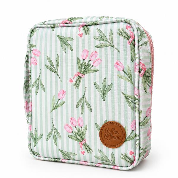 Estuche para Biblia · Todo para tu Tiempo con Dios – Talla L - Verdes