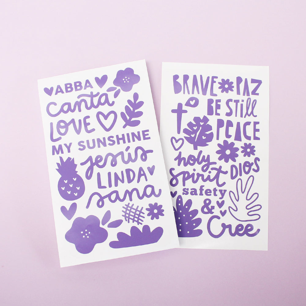 Stickers frases White bird
