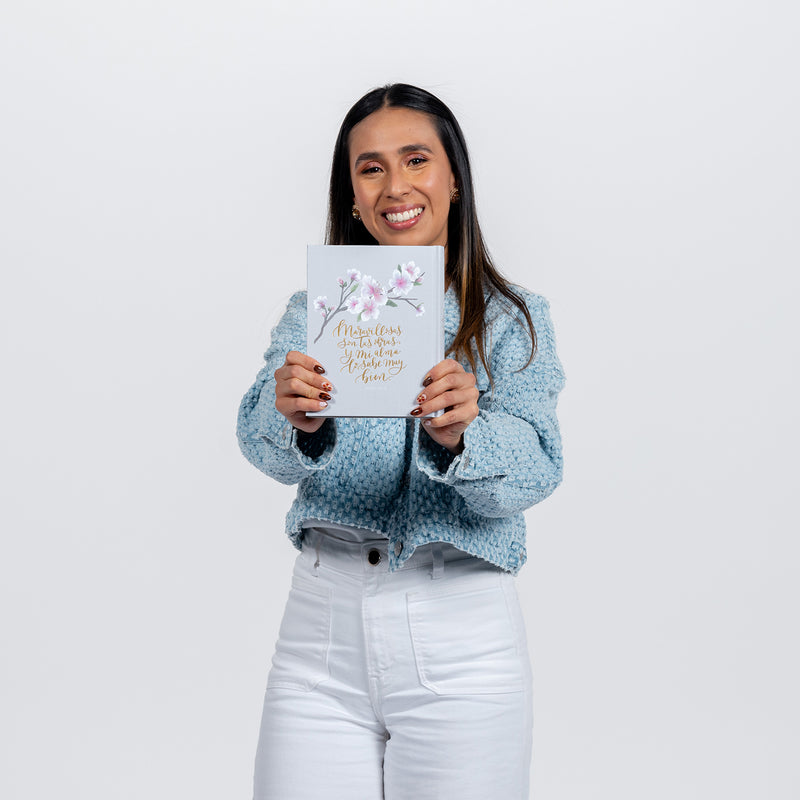 Santa Biblia edición artística, tapa dura, gris