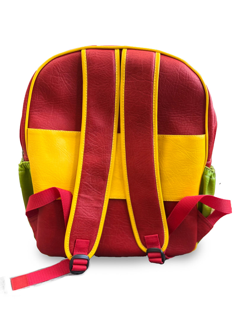 Morral Bichos Freak para niños en cuero