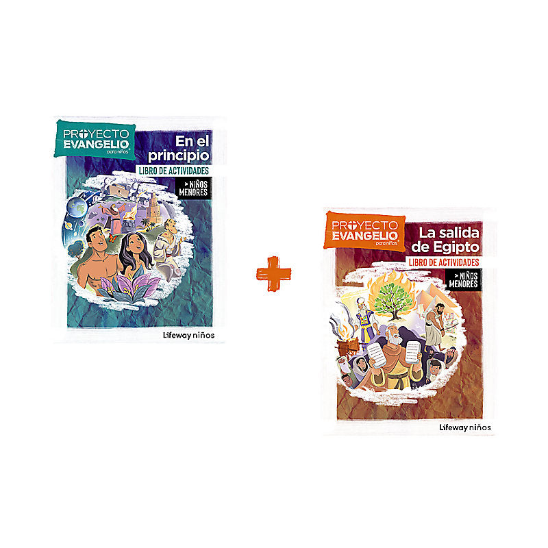 El Proyecto Evangelio para niños, semestre 1: Libro de actividades para niños menores: Génesis, Job, Éxodo y Levítico - 26 lecciones