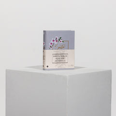 Santa Biblia edición artística, tapa dura, gris