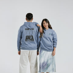 Buzo con Capota The Chosen - Come & See Azul