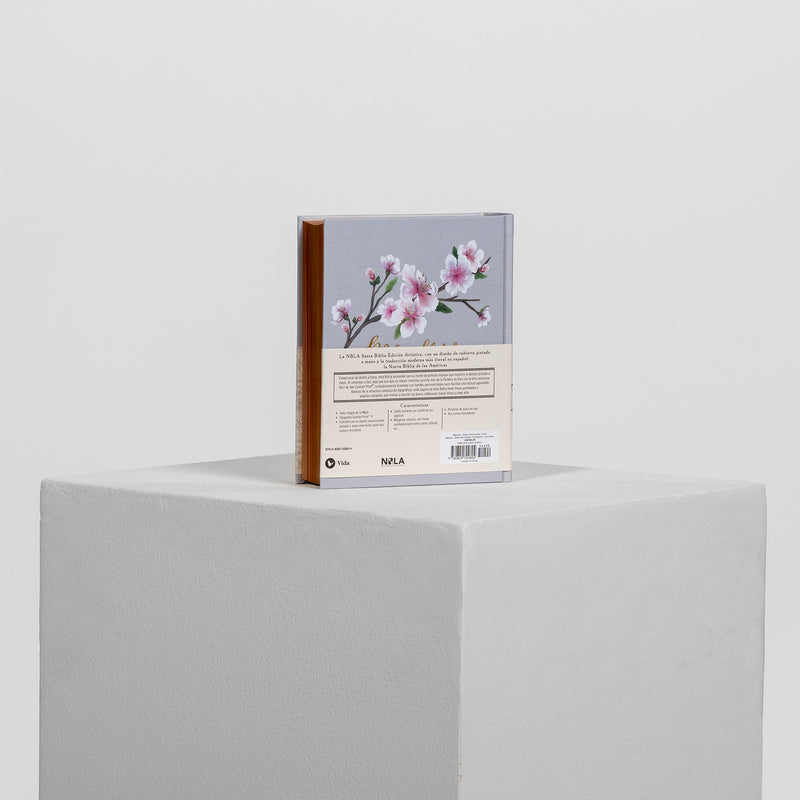 Santa Biblia edición artística, tapa dura, gris