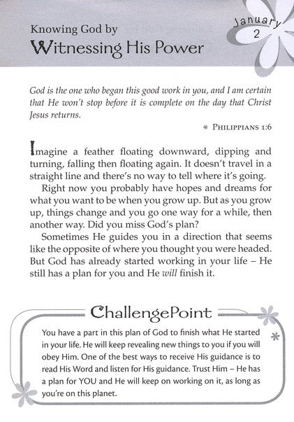 365 Days to knowing God for girls - Carolyn Larsen