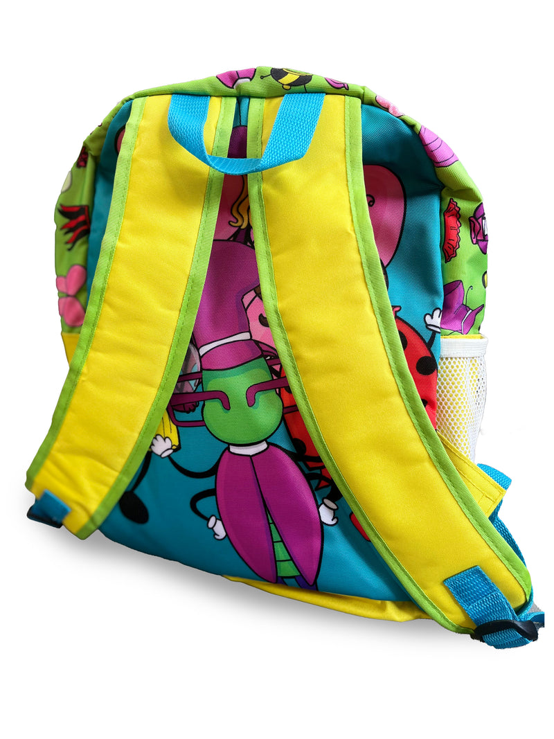 Morral Bichos Freak para niños en tela