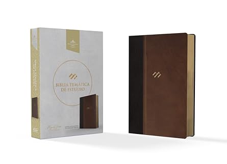 Biblia temática de estudio, marrón oscuro, RVR 1960