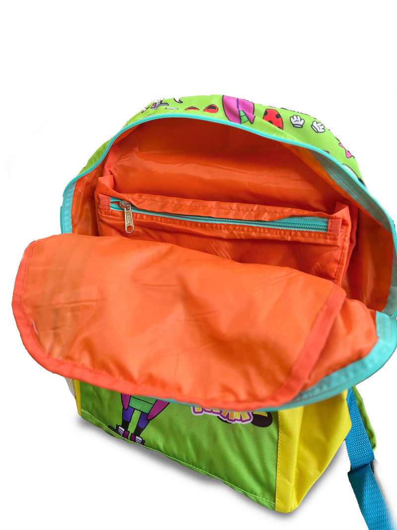 Morral Bichos Freak para niños en tela