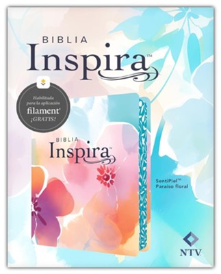 Biblia Inspira paraíso floral, tapa dura con Filament - NTV
