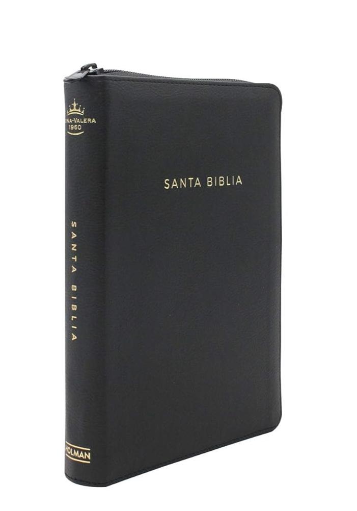 Biblia  letra grande con cierre, color negro - RVR 1960