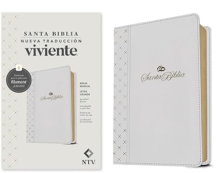 Biblia Manual Letra Grande Blanco con Filament- NTV