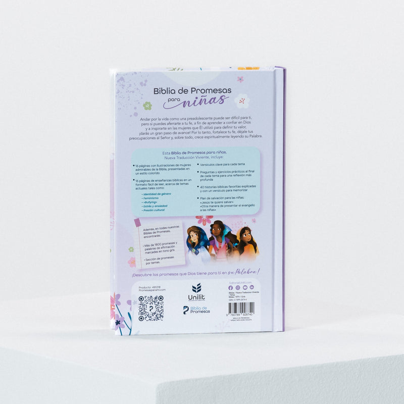 Biblia de Promesas para niñas, tapa dura- NTV