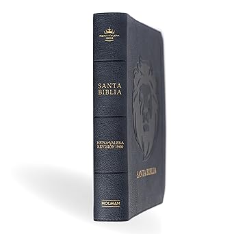 Biblia letra grande tamaño manual edición especial, ceniza, símil piel - RVR 1960