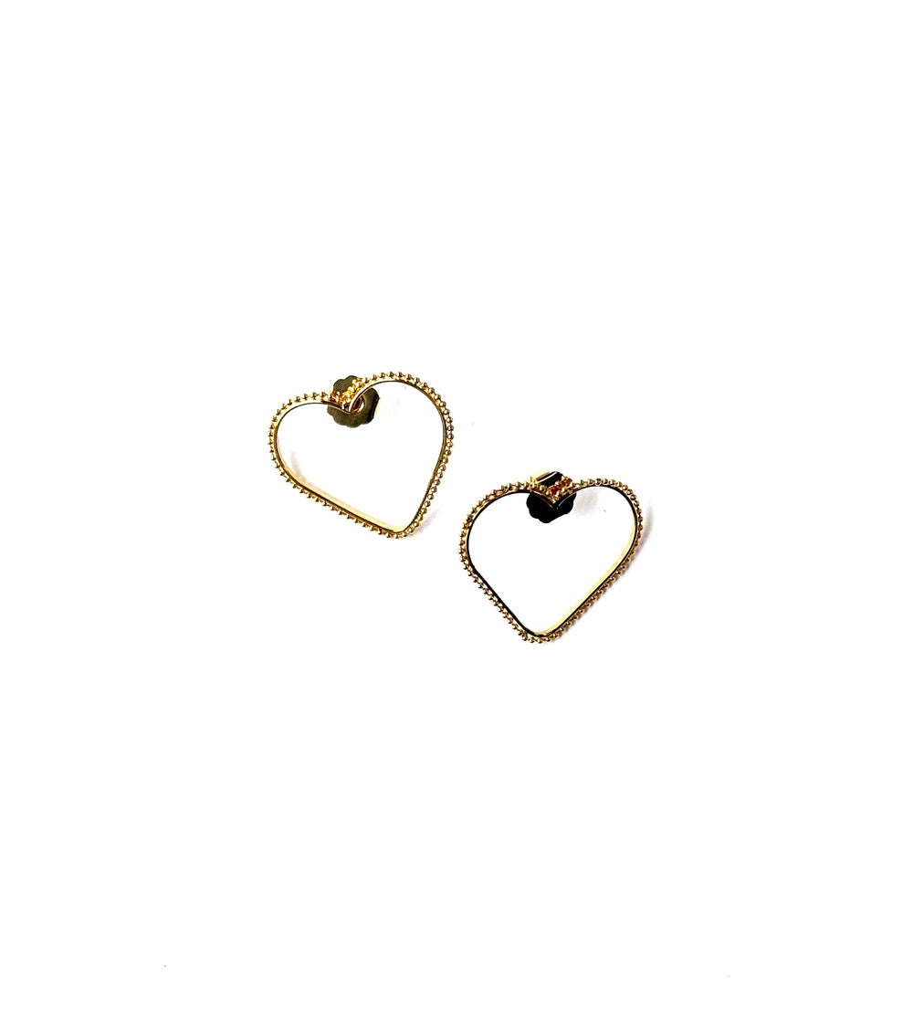 Aretes Latido de oro
