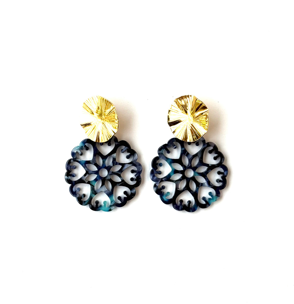 Aretes Dije acrilico
