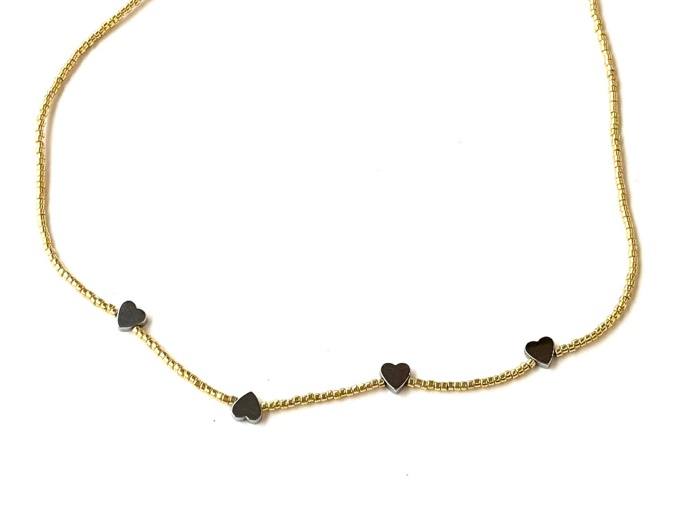Collar Corazones