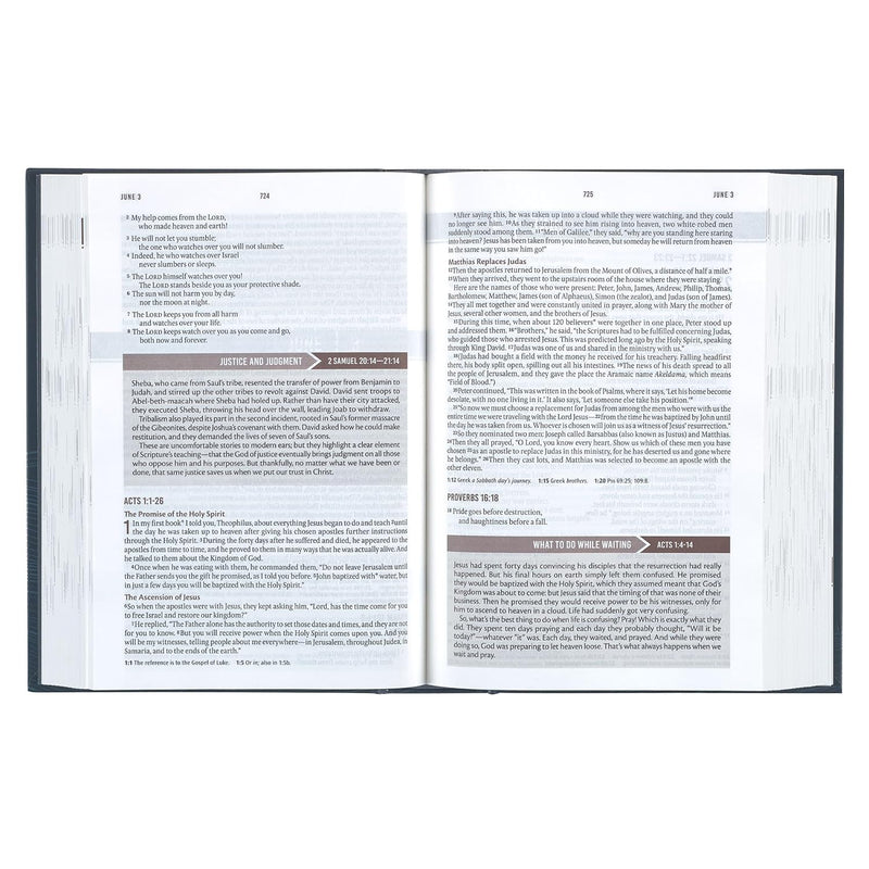 Biblia Devocional en Inglés para hombres, Everyday NLT