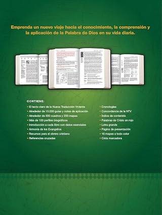 Biblia de estudio del diario vivir, letra grande - NTV
