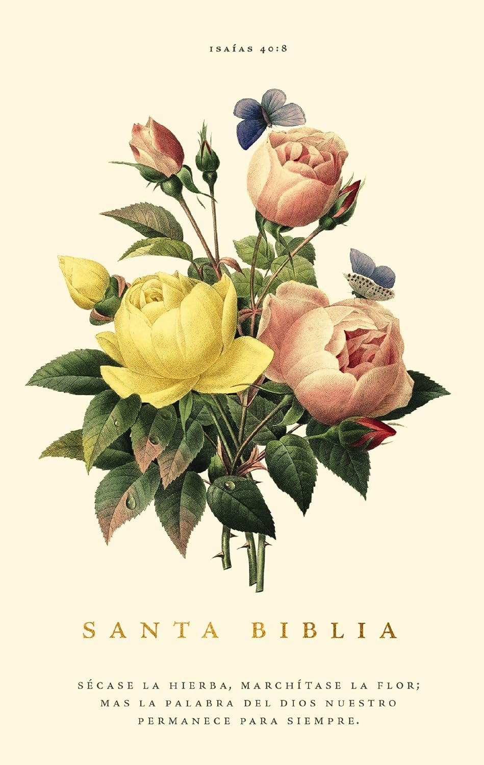 Biblia Premio y Regalo, Letra grande, Tapa Dura, Floral - RVR 1960