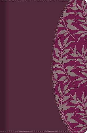 Biblia de estudio para mujer, vino tinto/ fucsia símil piel con índice - RVR 1960