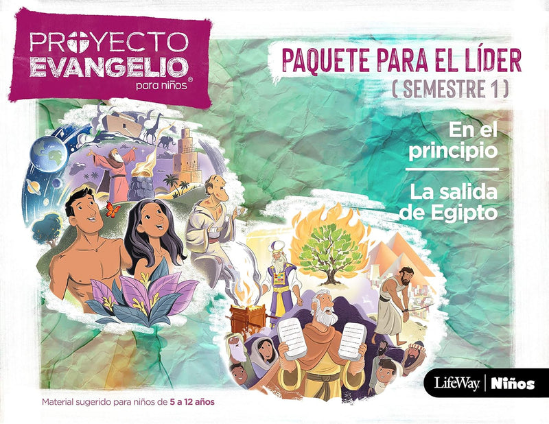 El Proyecto Evangelio para niños, semestre 1: Paquete para el líder: Génesis, Job, Éxodo y Levítico - 26 lecciones
