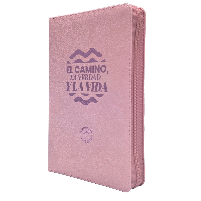 Biblia el camino, la verdad y la vida, color rosada, TLA
