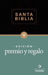 SANTA BIBLIA NTV, EDICIÓN PREMIO Y REGALO, COLOR NEGRO