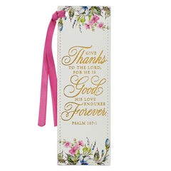 Separador Give Thanks- Salmo 107:1