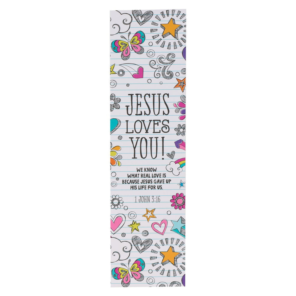 Separador para libros, Jesus loves you