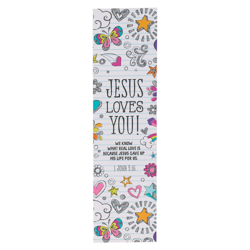 Separador para libros, Jesus loves you