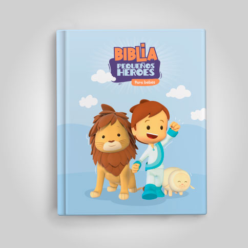 Biblia Pequeños Héroes para Bebés, Azul