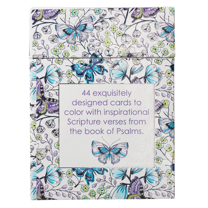 Tarjetas para colorear psalms in color