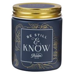 Vela Aromática “Be Still and Know” – Nordic Seaside (Salmo 46:10)