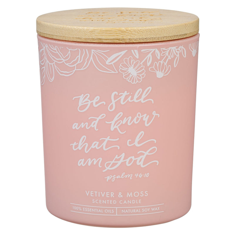 Vela Aromática “Be Still and Know” – Salmo 46:10