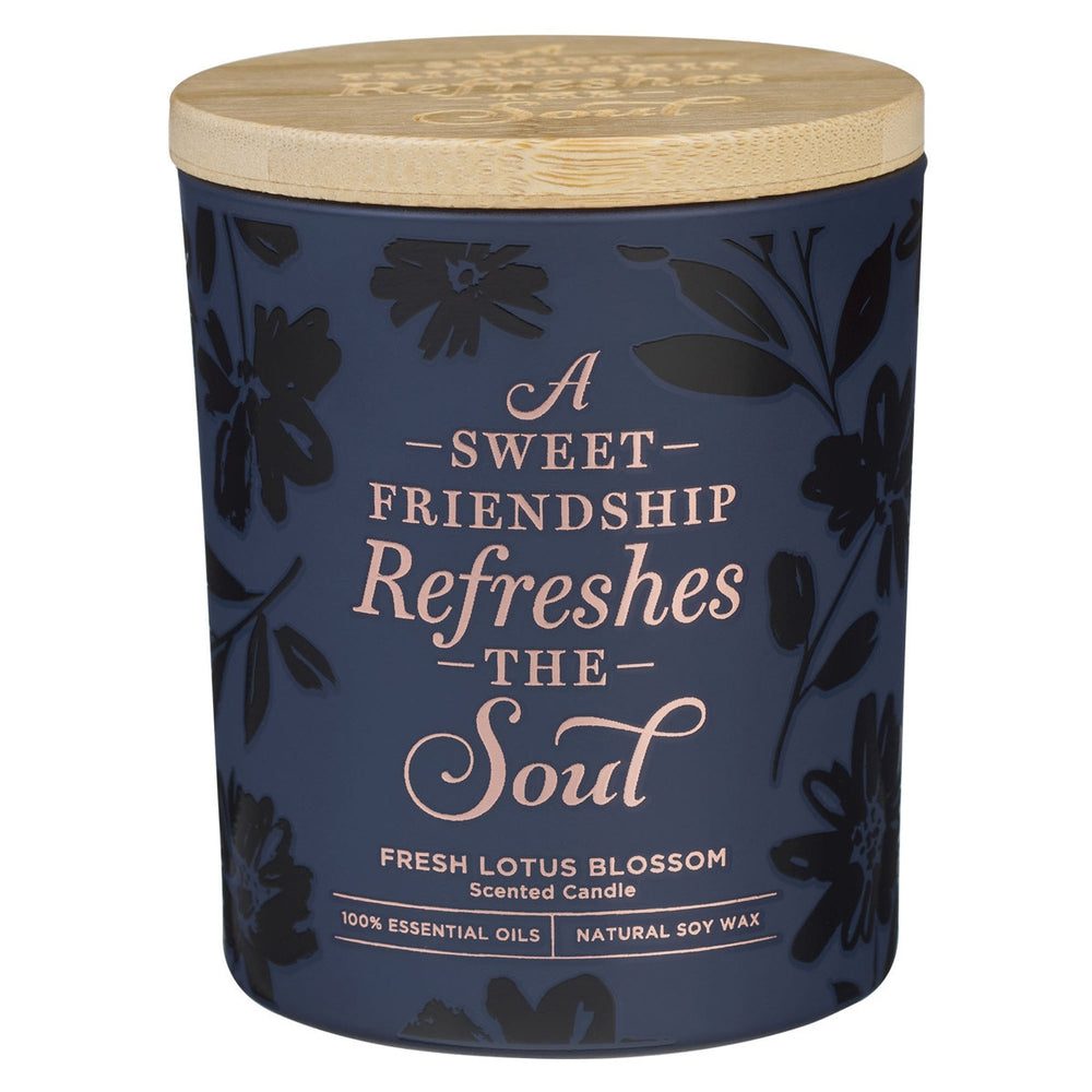 Vela Aromática “Amistad Dulce” Lotus Blossom – A Sweet Friendship