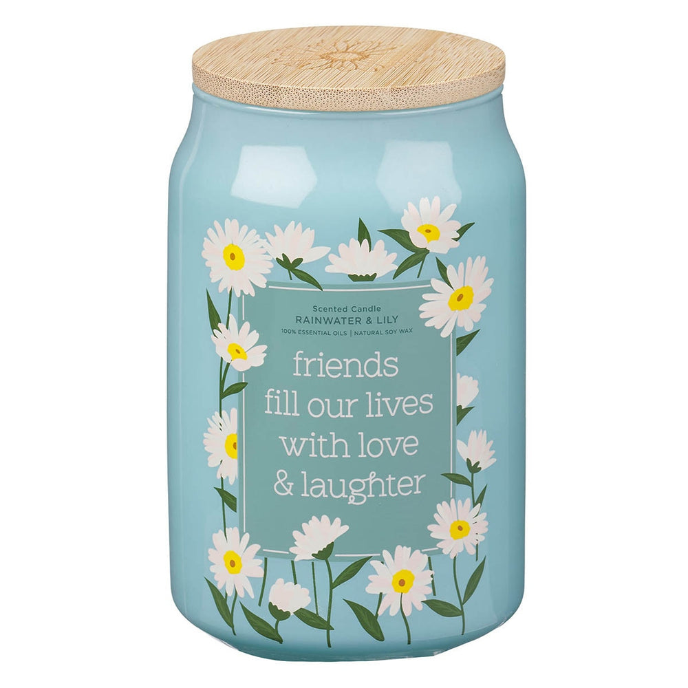 Vela Aromática Love and Laughter – Rainwater & Lily