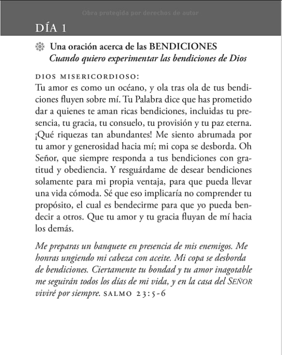 365 Oraciones de bolsillo para mujeres