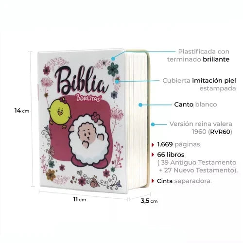 Biblia borlitas blanca- RVR 1960