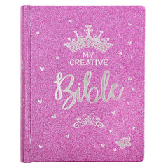 Mi Biblia Creativa en Inglés para Niñas ESV – Edición Glitter Morado