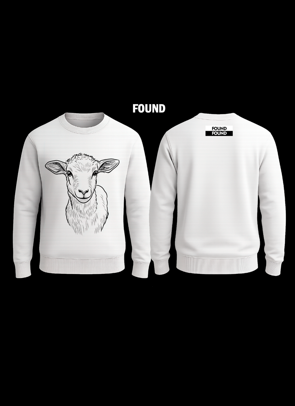 Buzo Found, color blanco