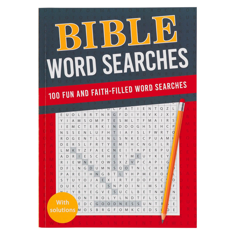 Libro en Inglés de Sopas de letras Bíblicos