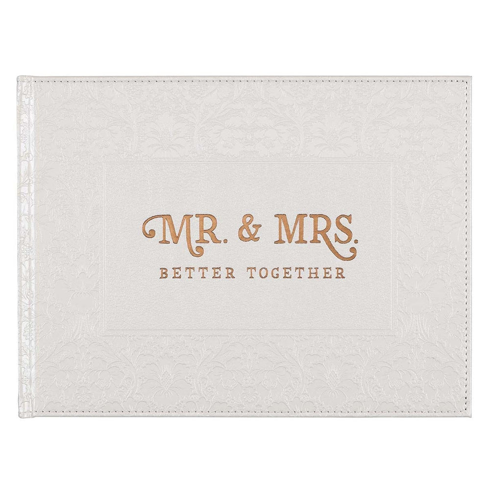 LIBRO DE FIRMAS PARA BODA, COLOR BLANCO