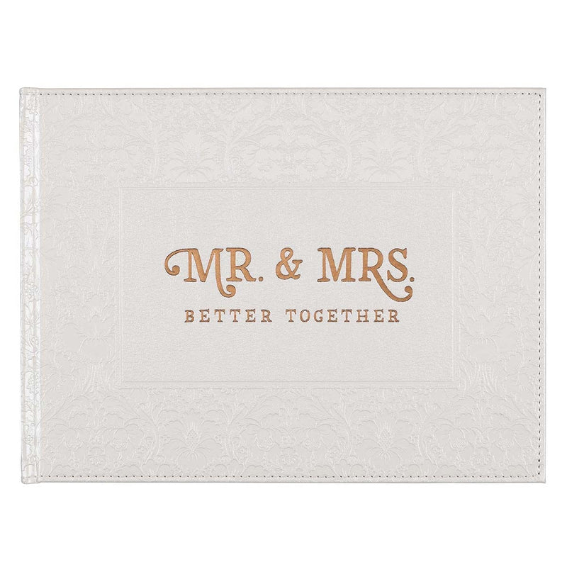 LIBRO DE FIRMAS PARA BODA, COLOR BLANCO