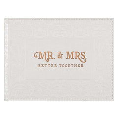 LIBRO DE FIRMAS PARA BODA, COLOR BLANCO