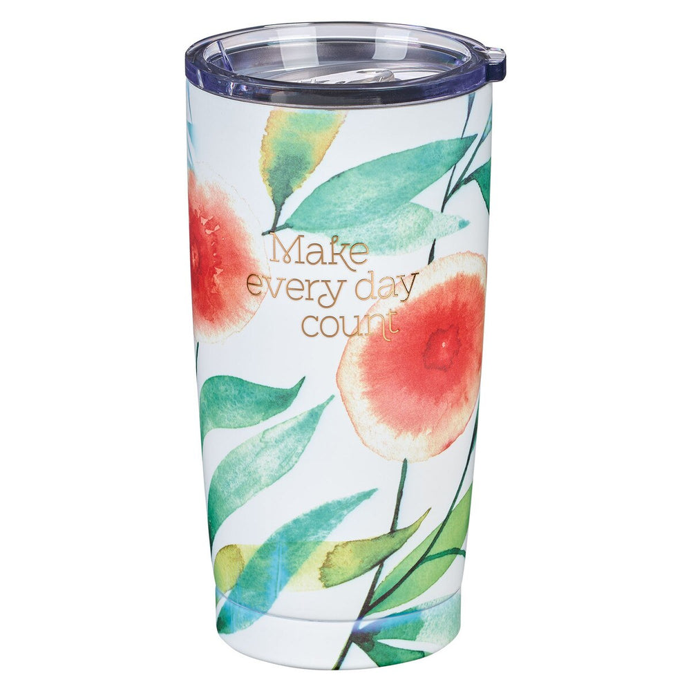 VASO EN ACERO INOXIDABLE "MAKE EVERY DAY COUNT"