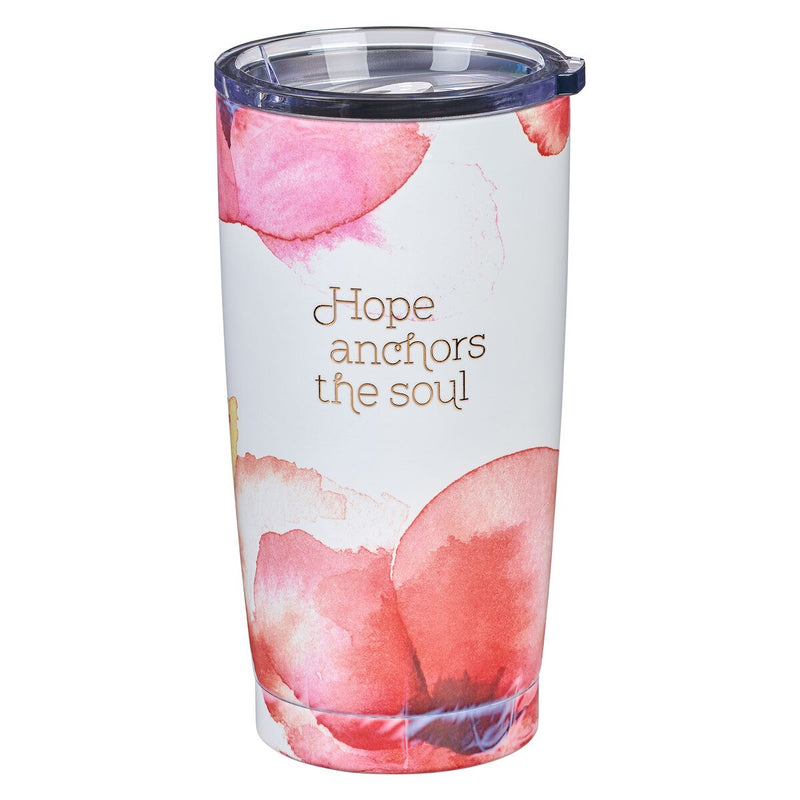 VASO EN ACERO INOXIDABLE "HOPE ANCHORS THE SOUL"