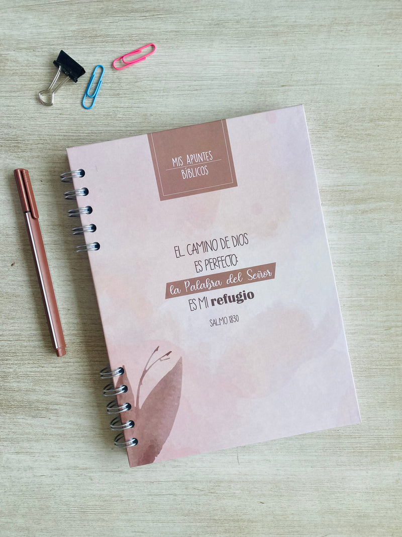 Cuaderno de apuntes bíblicos para mujer